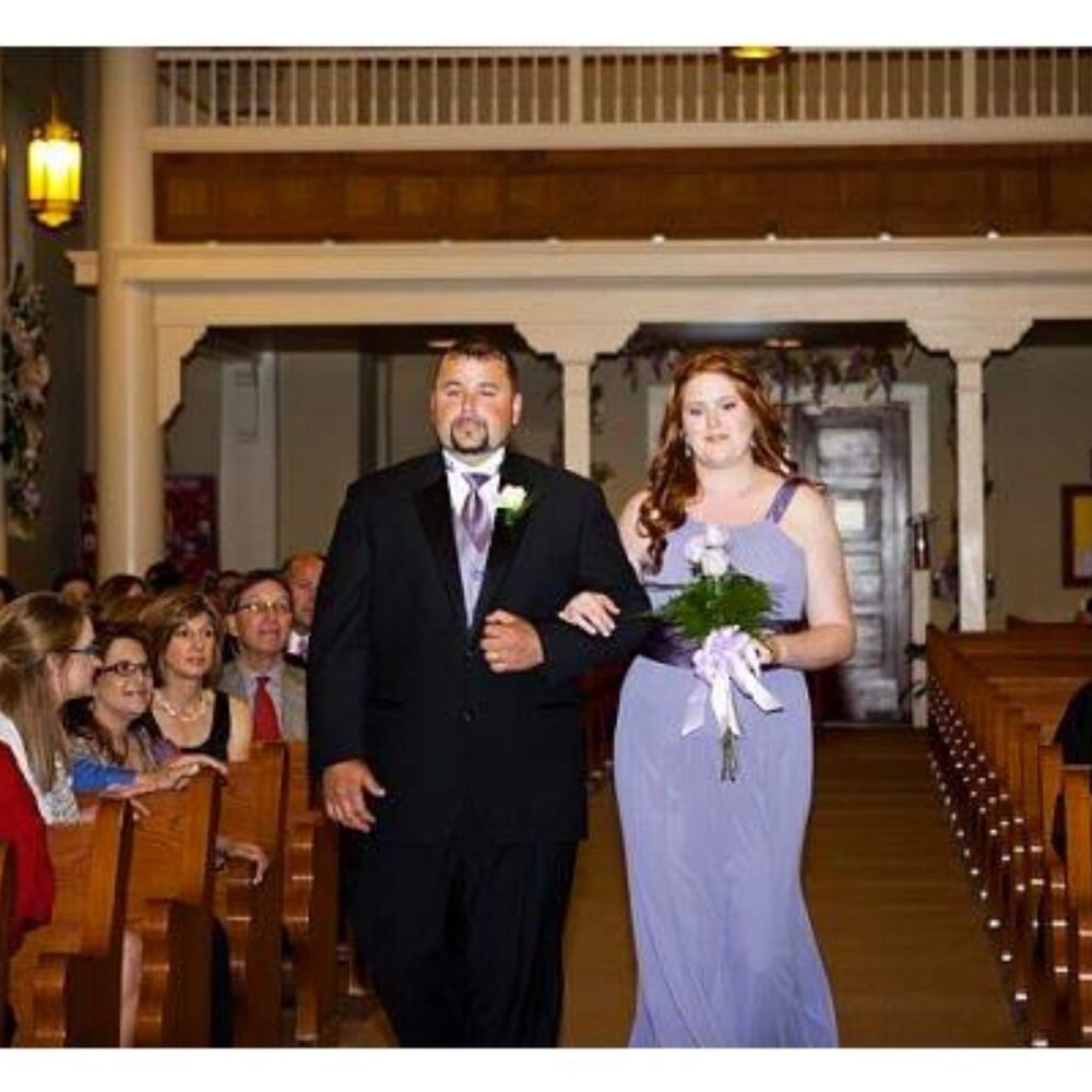 This Violet Bridesmaid dress is fitting for any formal occasion!